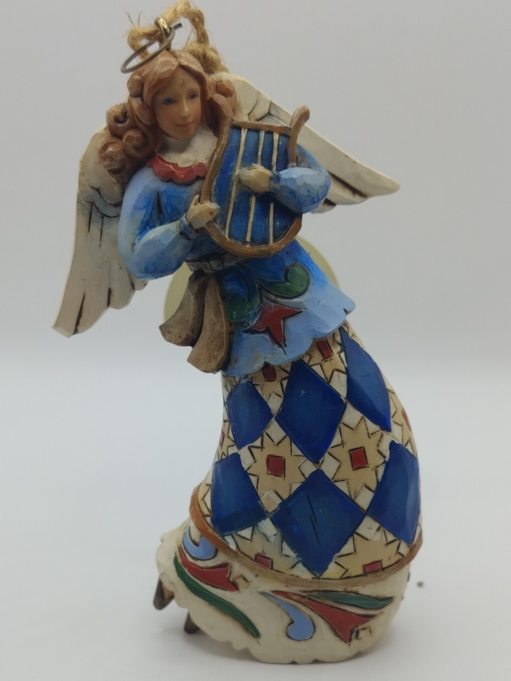 Jim Shore Heartwood Creek Angel Hanging Ornament Multicolor Christmas